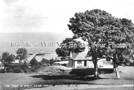 SC 1796 - The Pier & Golf Club House, Whiting Bay, Arran, Scotland