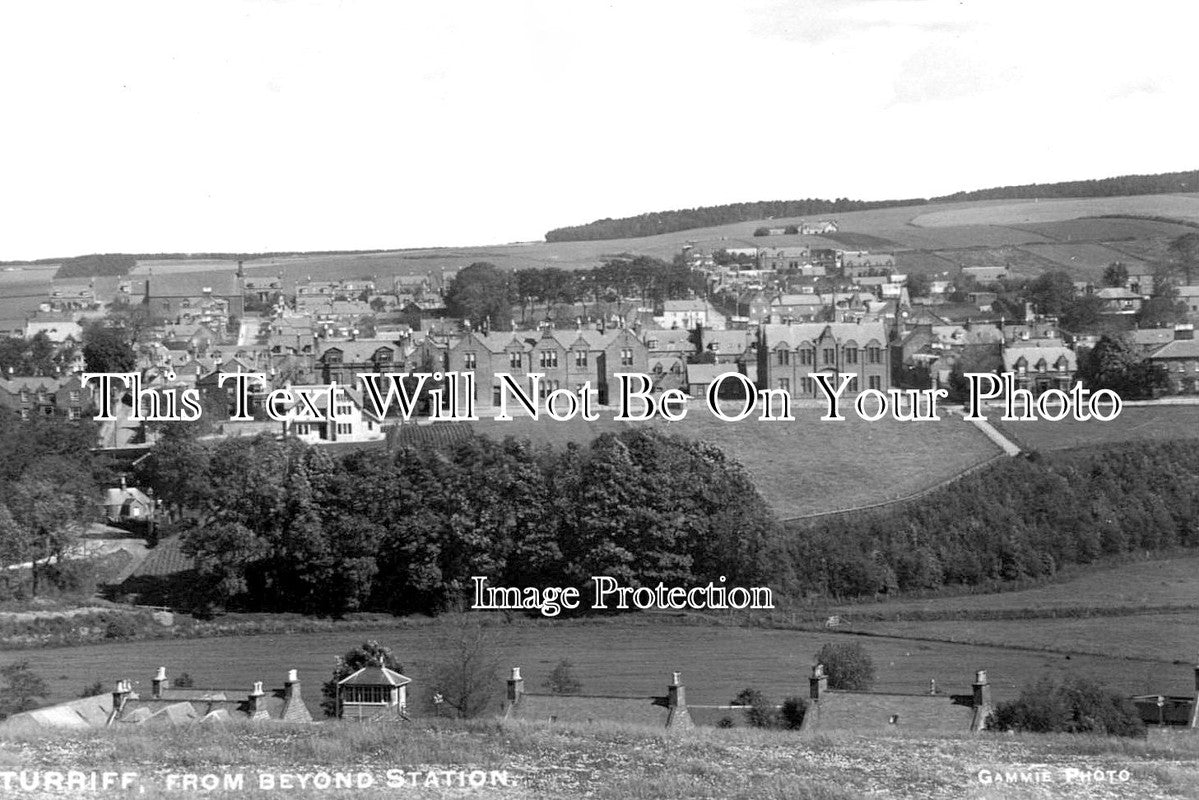 SC 1808 - Turriff From Beyond Railway Station, Aberdeenshire, Scotland