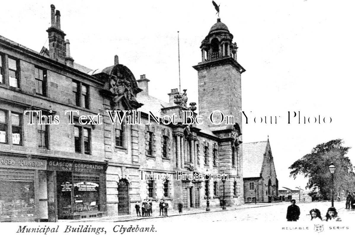 SC 1815 - Municipal Buildings, Clydebank, Dunbartonshire, Scotland