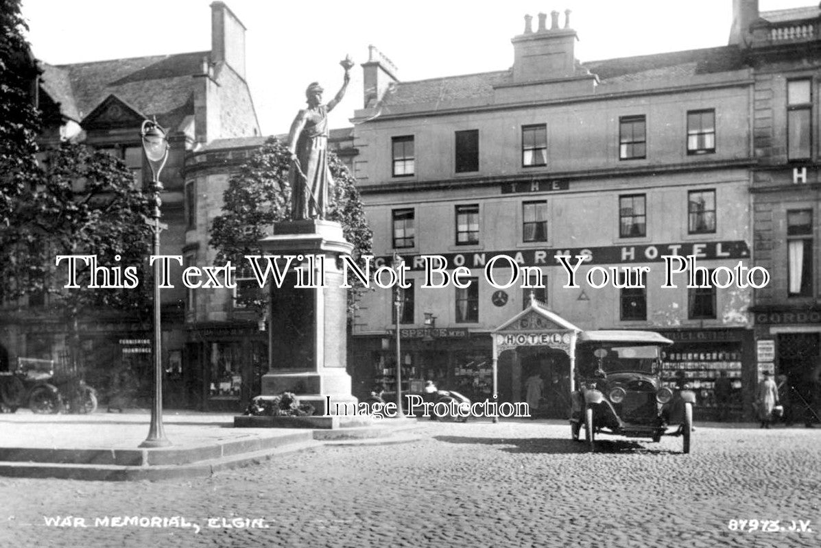 SC 1819 - War Memorial, Elgin, Scotland
