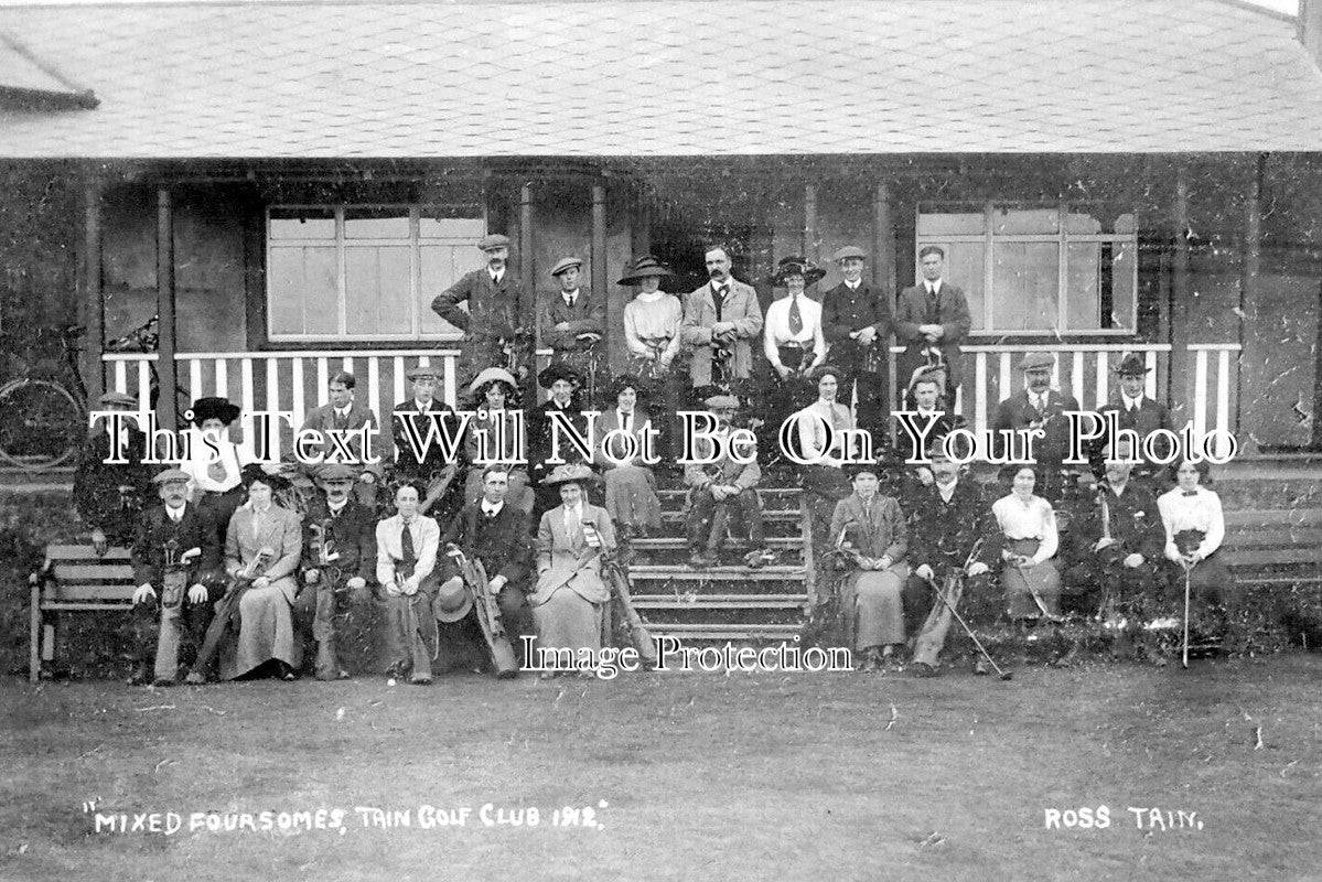 SC 1855 - Mixed Foursomes, Tain Golf Club, Scotland 1912