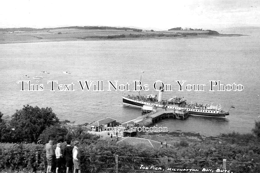 SC 1866 - Kilchattan Bay & Pier, Argyll & Bute, Scotland