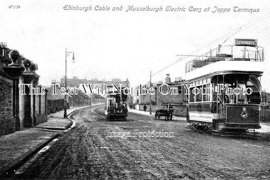 SC 1872 - Edinburgh Cable & Musselburgh Tram Cars, Joppa, Scotland