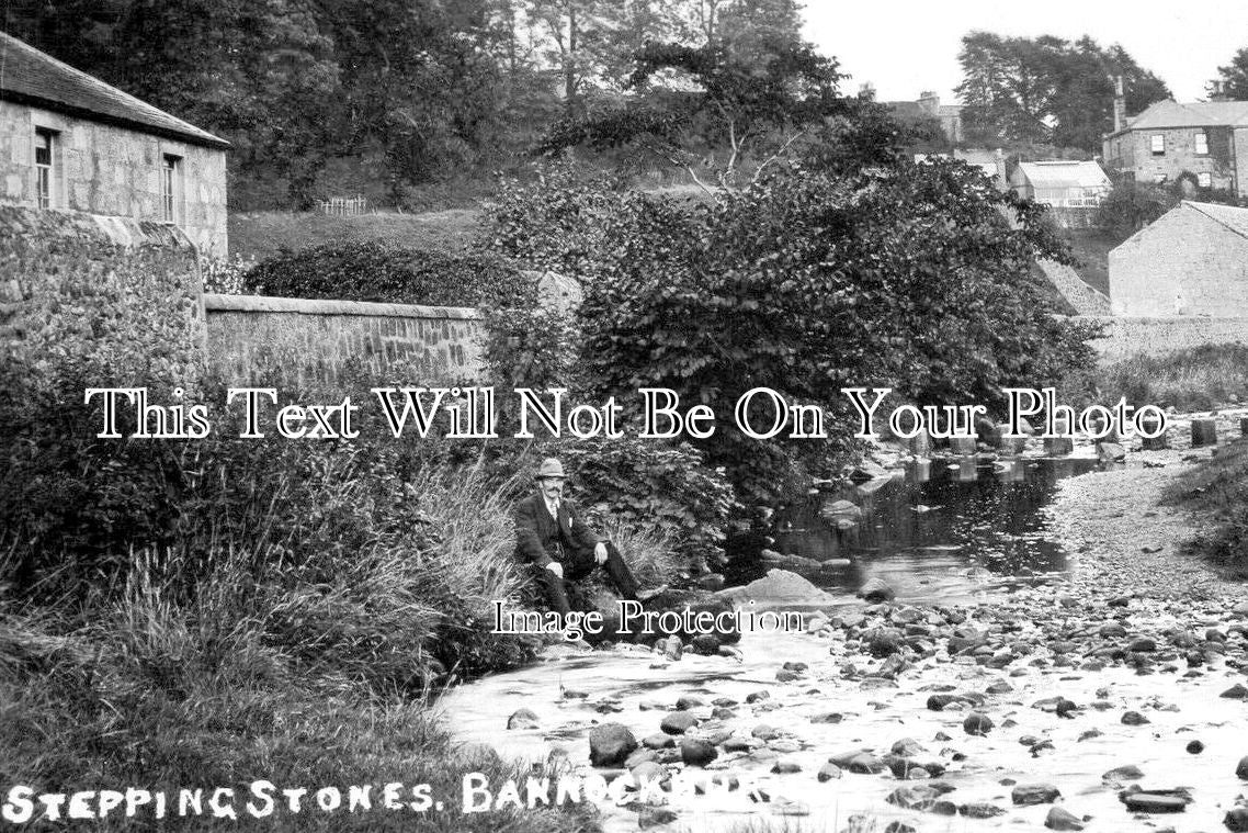 SC 1884 - Stepping Stones, Bannockburn, Stirlingshire, Scotland