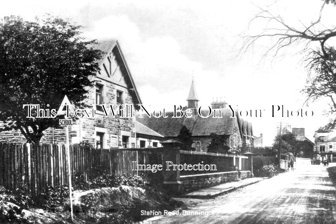 SC 1892 - Station Road, Dunning, Perthshire, Scotland