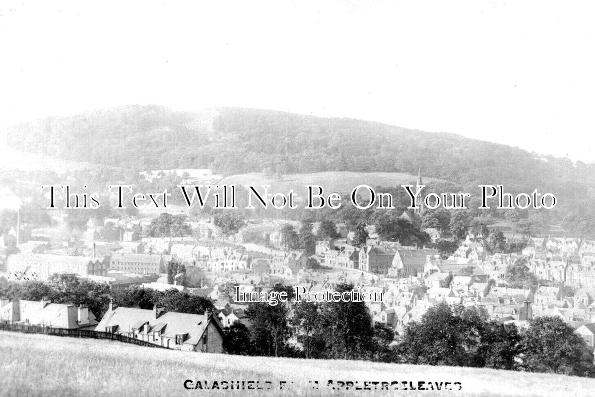 SC 1898 - Galashiels From Appletreeleaves, Scotland