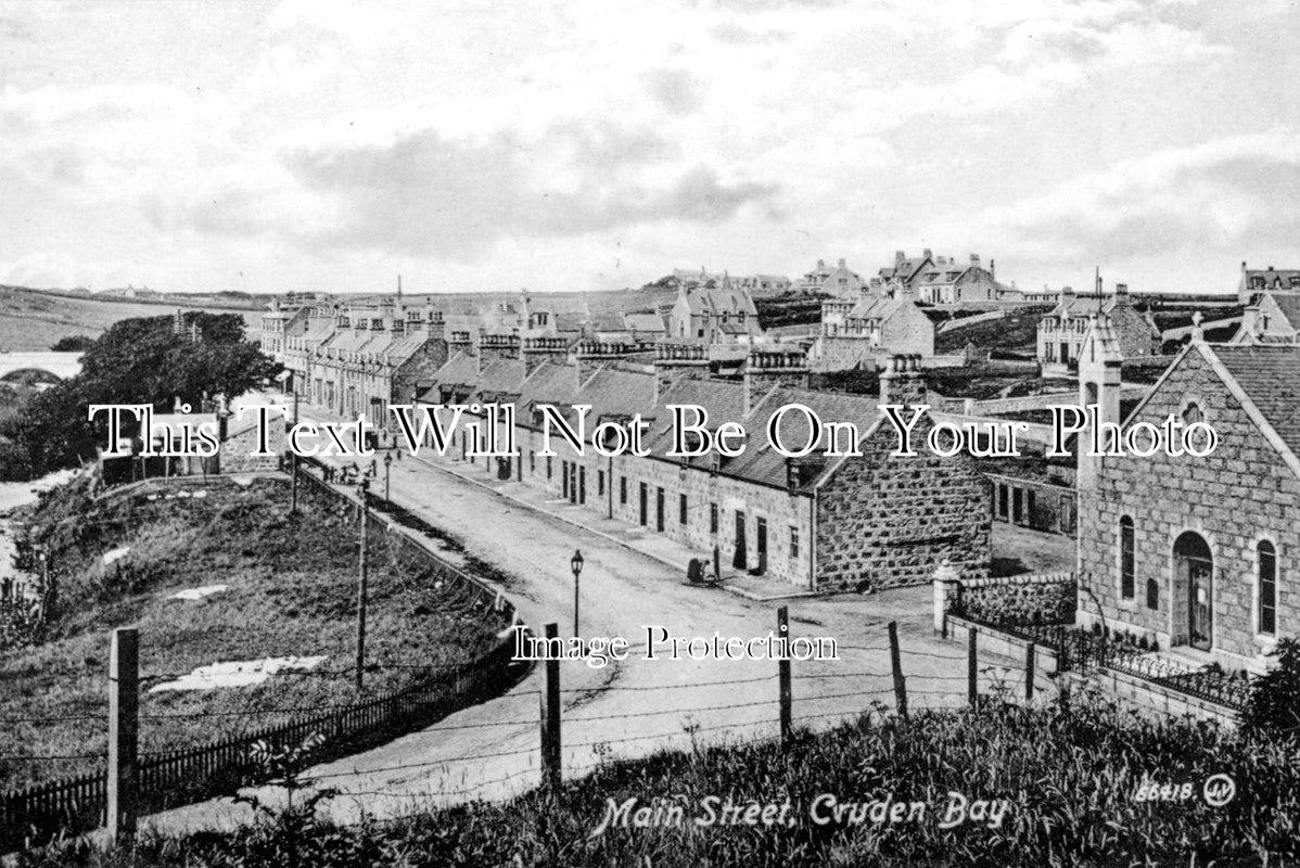 SC 1899 - Main Street, Cruden Bay, Aberdeenshire, Scotland