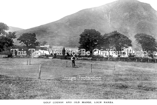 SC 1906 - Golf Course & Old Manse, Loch Ranza, Scotland c1914