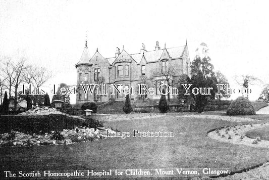 SC 1908 - Childrens Hospital, Mount Vernon, Glasgow, Scotland c1910