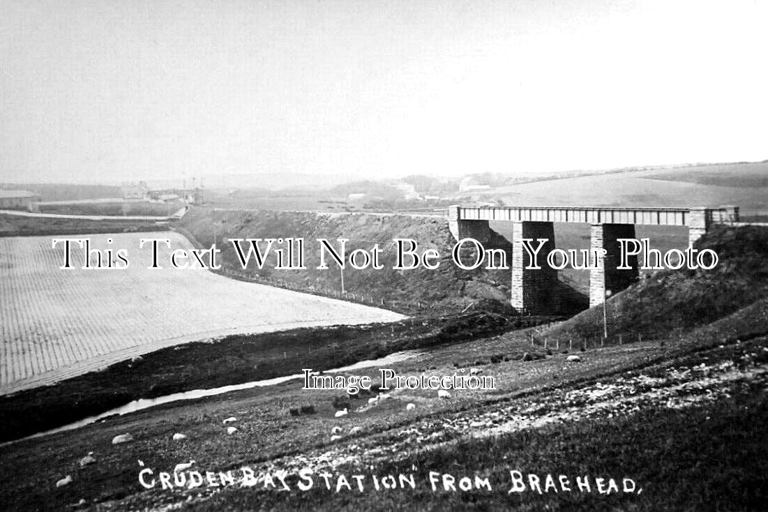 SC 1912 - Cruden Bay Station From Braehead, Scotland