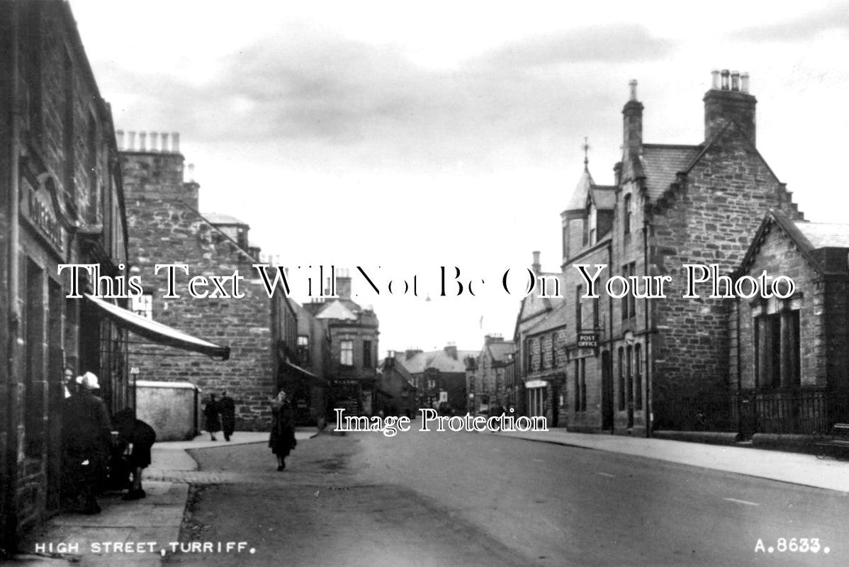 SC 1927 - High Street, Turriff, Aberdeenshire, Scotland