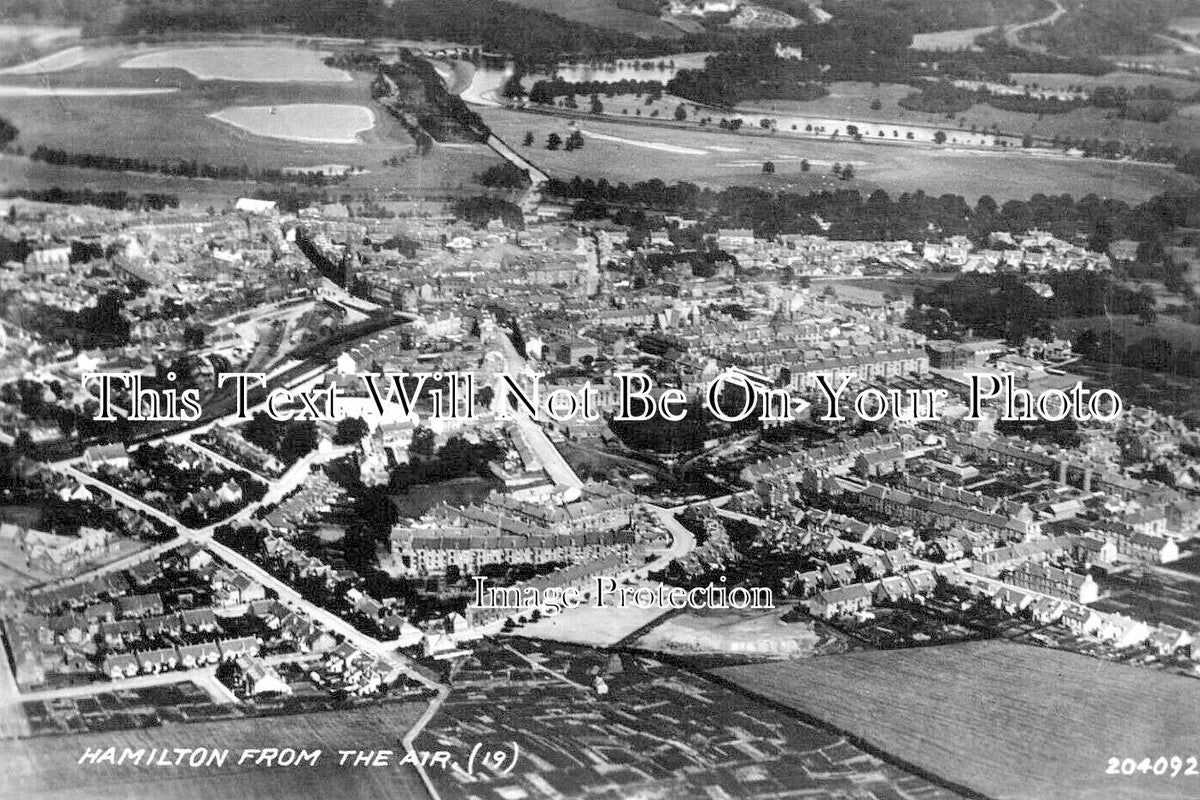 SC 1947 - Hamilton From The Air, Scotland
