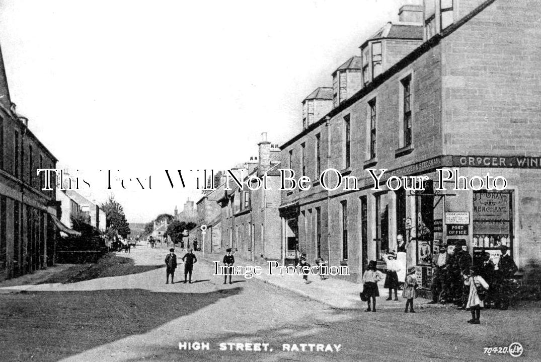 SC 1956 - High Street, Rattray, Scotland – JB Archive