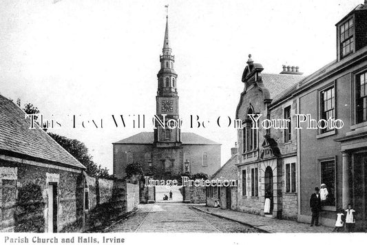 SC 1958 - Parish Church & Halls, Irvine, Ayrshire, Scotland