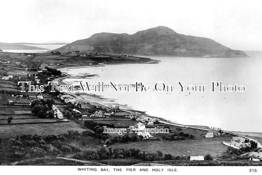SC 1965 - Whiting Bay Pier & Holy Isle, Scotland