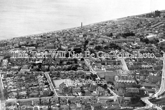 SC 2023 - Kirkcaldy From The Air, Fife, Scotland