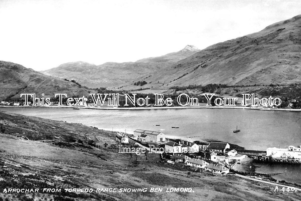 SC 2091 - Arrochar From Torpedo Range, Ben Lomond, Scotland