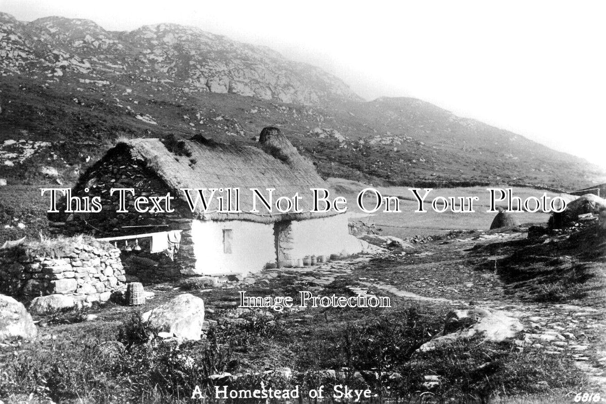 SC 2102 - A Homestead Of Skye, Isle Of Skye, Scotland c1932