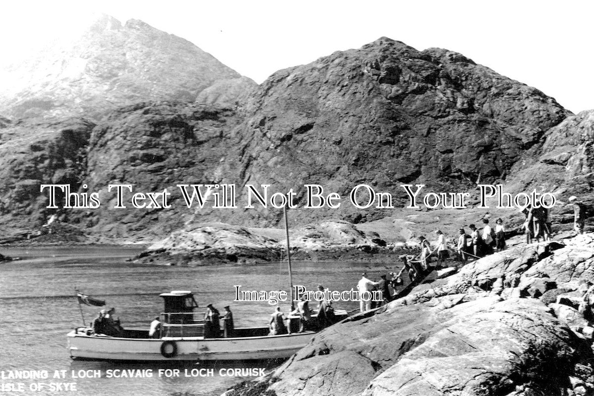 SC 2103 - Landing At Loch Scavaig, Isle Of Skye, Scotland