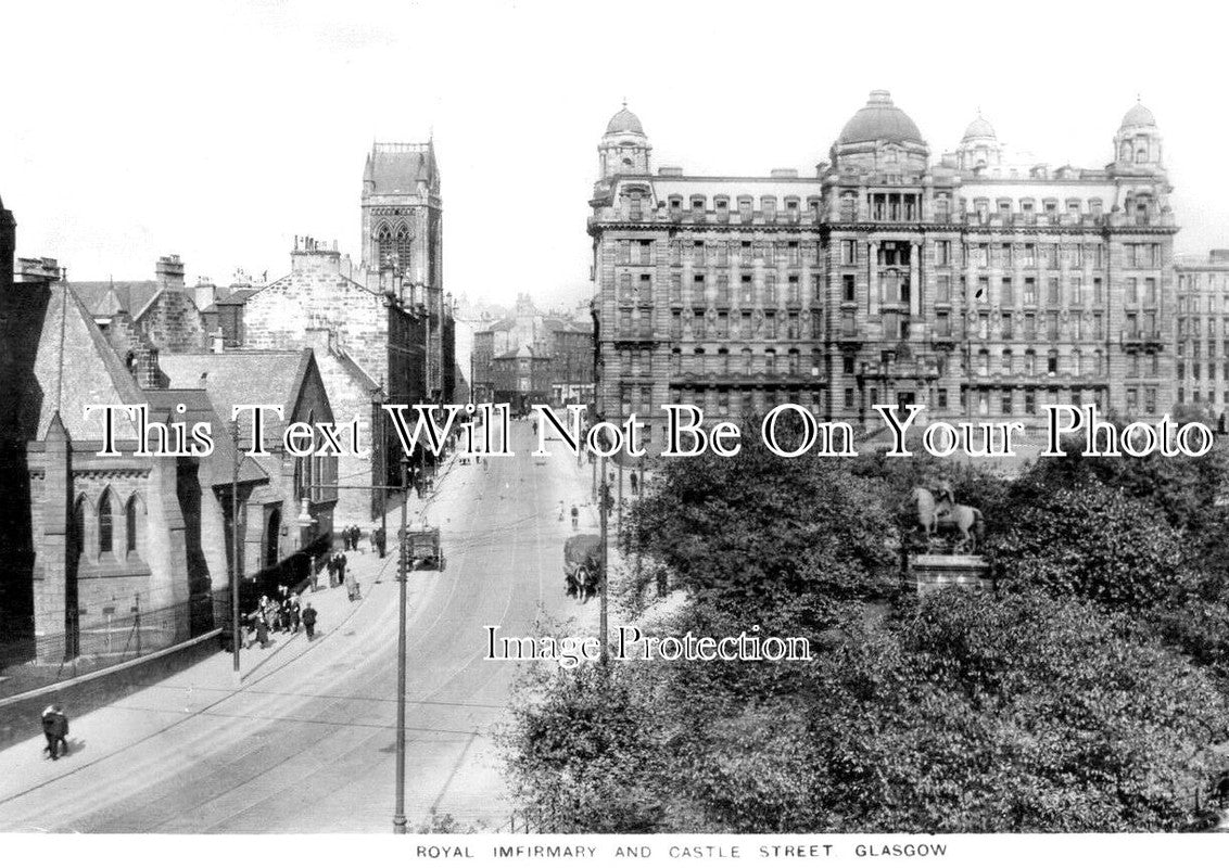 SC 212 - Royal Infirmary & Castle Street, Glasgow, Scotland