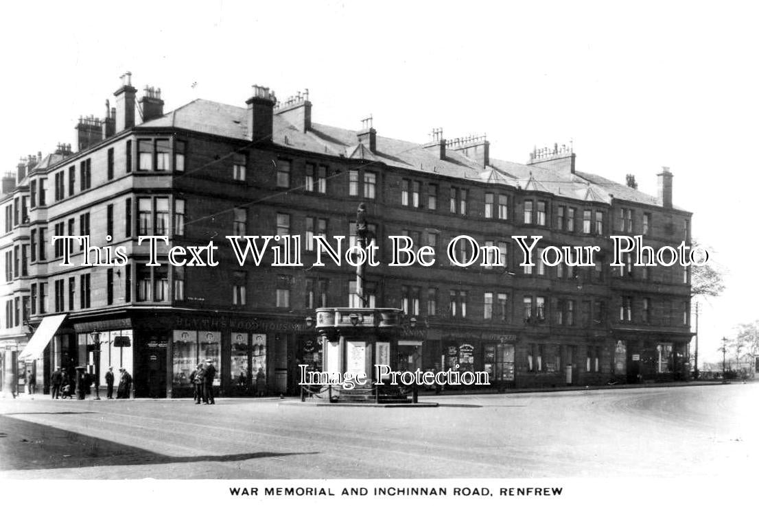 SC 2134 - War Memorial & Inchinnan Road, Renfrew, Scotland