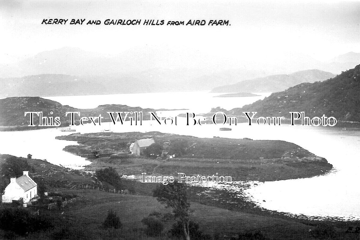 SC 2208 - Kerry Bay & Gairloch Hills From Aird Farm, Wester Ross