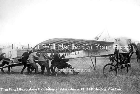 SC 2227 - Aeroplane Exhibition In Aberdeen, BC Hucks, Scotland 1926