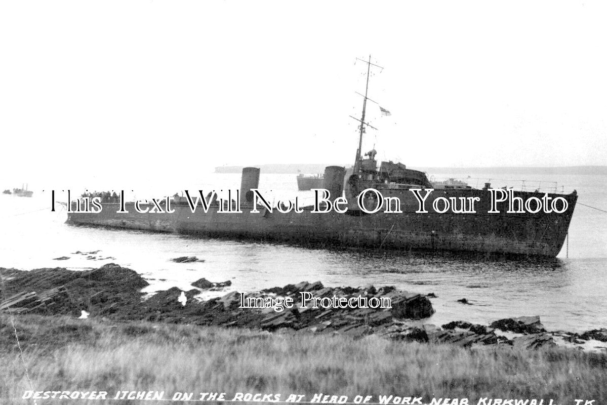 SC 2241 - Destroyer HMS Itchen, Head Of Work, Kirkwall, Scotland