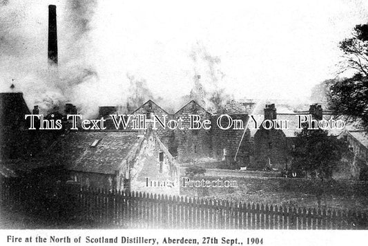 SC 2256 - Fire At The North Of Scotland Distillery, Aberdeen 1904