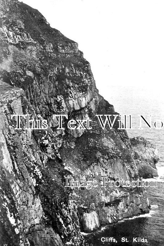 SC 2280 - Cliffs At St Kilda, Scotland c1930