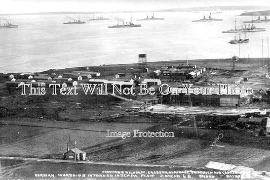 SC 2309 - German Warships At Scapa Flow, Scotland WW1
