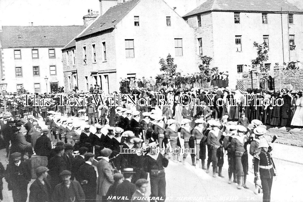 SC 2312 - Naval Funeral, Kirkwall, Orkney, Scotland