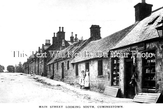 SC 2331 - Main Street Looking South, Cuminestown, Scotland
