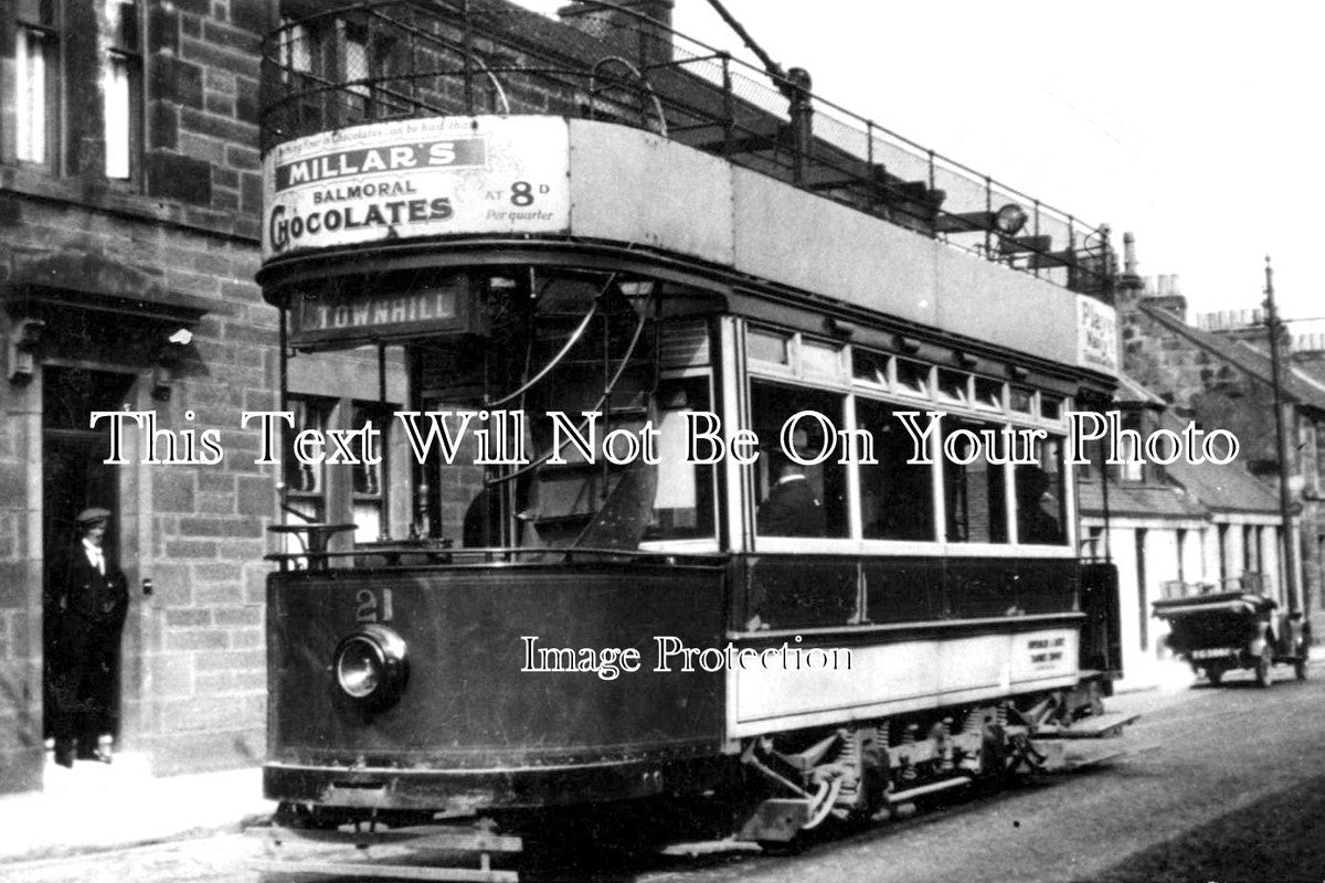 SC 2334 - Townhill Bound Tram Car No21, Dunfermline, Fife, Scotland