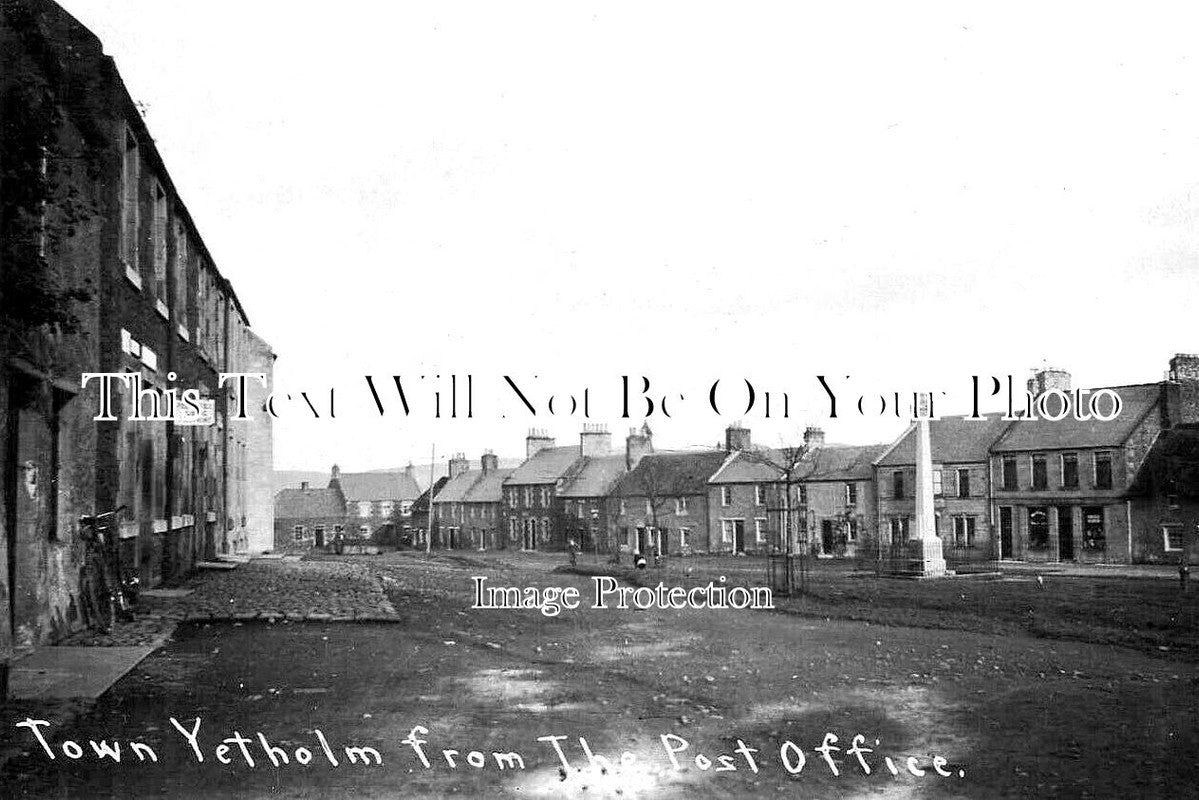 SC 2337 - Town Yetholm From The Post Office, Scotland