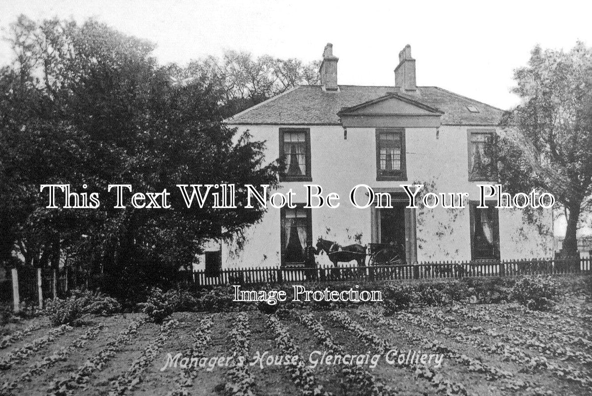 SC 2346 - Manager's House, Glencraig Colliery, Fife, Scotland c1920