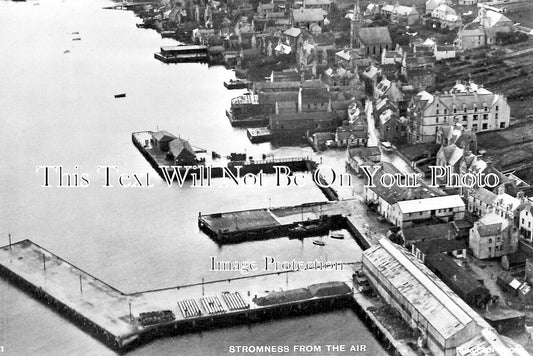 SC 2374 - Stromness From The Air, Orkney, Scotland