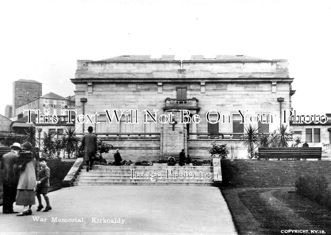 SC 240 - The War Memorial, Kirkcaldy, Fife, Scotland c1930