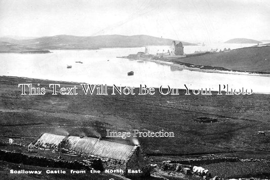 SC 2414 - Scalloway Castle From The North East, Shetland, Scotland