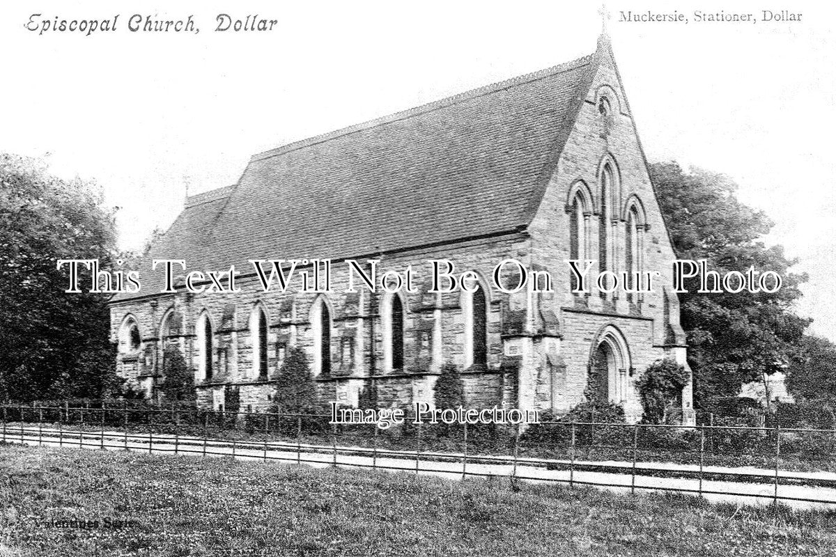 SC 2423 - Episcopal Church, Dollar, Scotland c1907