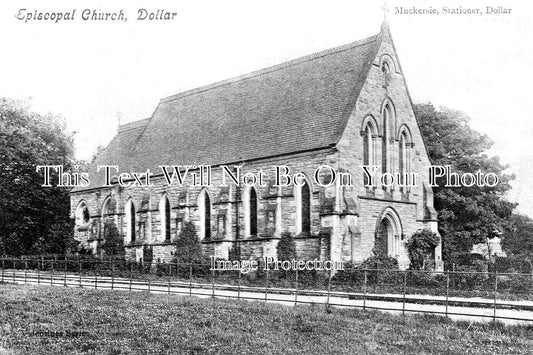 SC 2423 - Episcopal Church, Dollar, Scotland c1907