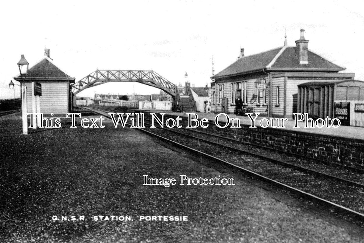 SC 2435 - GNSR Portessie Railway Station, Scotland