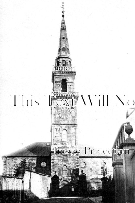 SC 2453 - Paisley Church & Clock Tower, Scotland