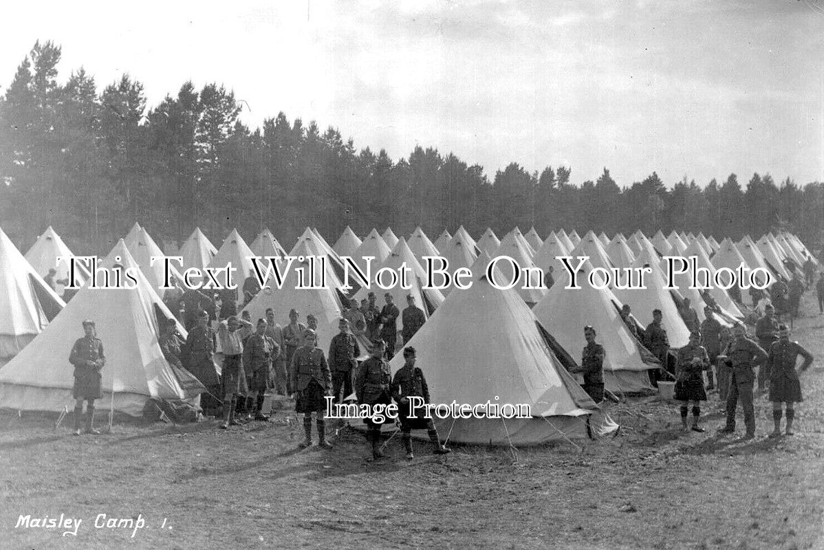 SC 2457 - Maisley Military Camp Near Keith, Scotland
