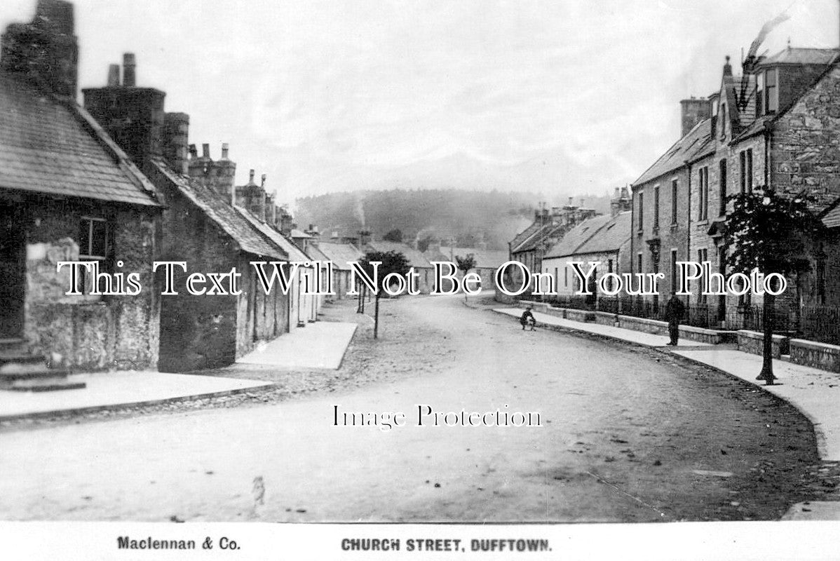 SC 2458 - Church Street, Dufftown, Scotland