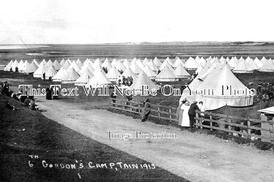SC 2467 - 6th Gordon's Military Camp, Tain, Scotland 1913