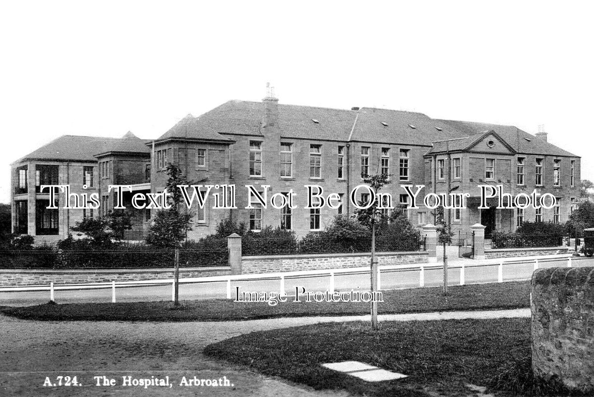 SC 2475 - The Hospital, Arbroath, Scotland c1937