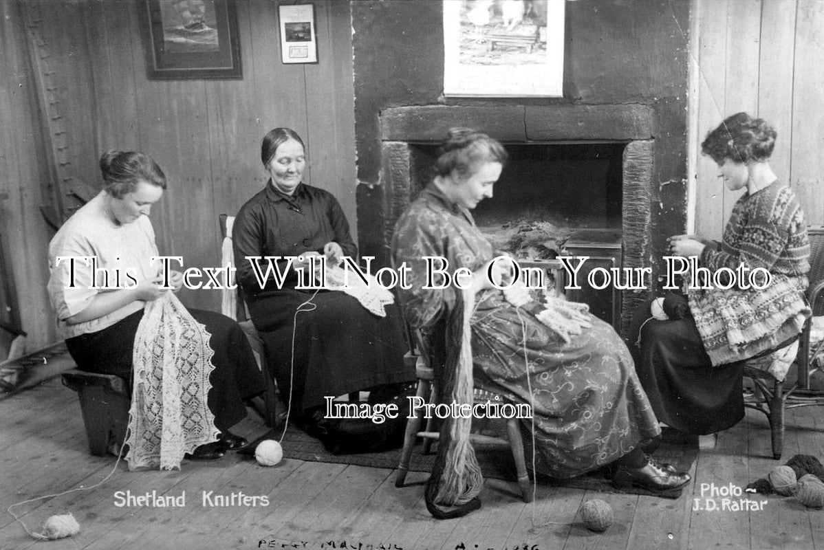 SC 2492 - Shetland Knitters & Lace Makers, Scotland