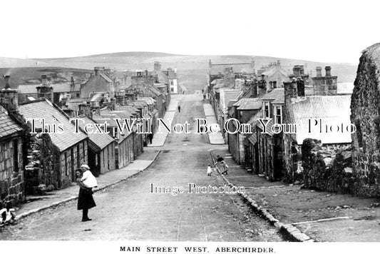 SC 2504 - Main Street West, Aberchirder, Banffshire, Scotland