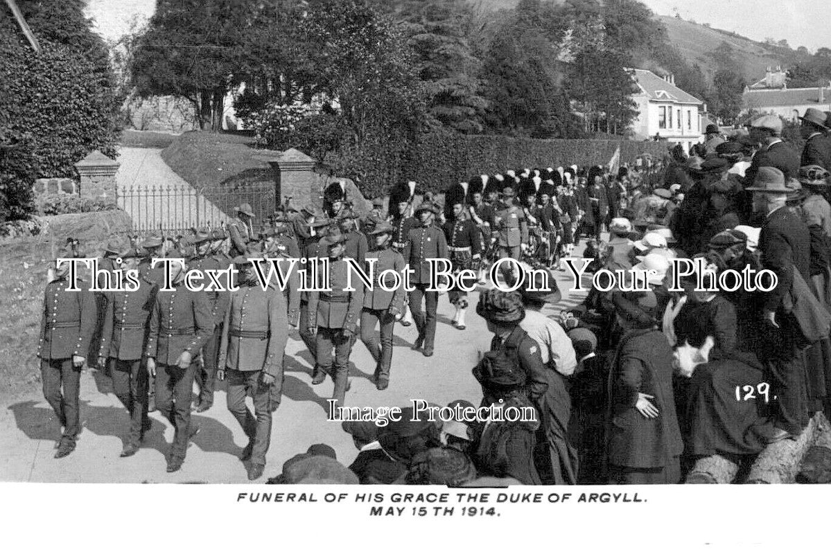 SC 2507 - Funeral Of The Duke Of Argyll, Kilmun, Scotland – JB Archive